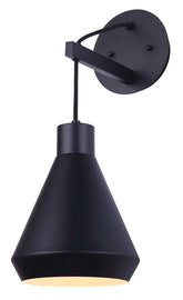 WALL LIGHT 1LT TYPE A BLK 60W